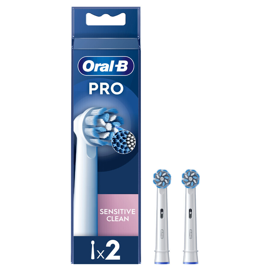 Sensitive Clean elektrische tandenborstel, 2 stuks, Oral-B