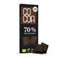 Biologische Raw-Vegan Chocolade, 70% Cacao, 40 g, Cacao