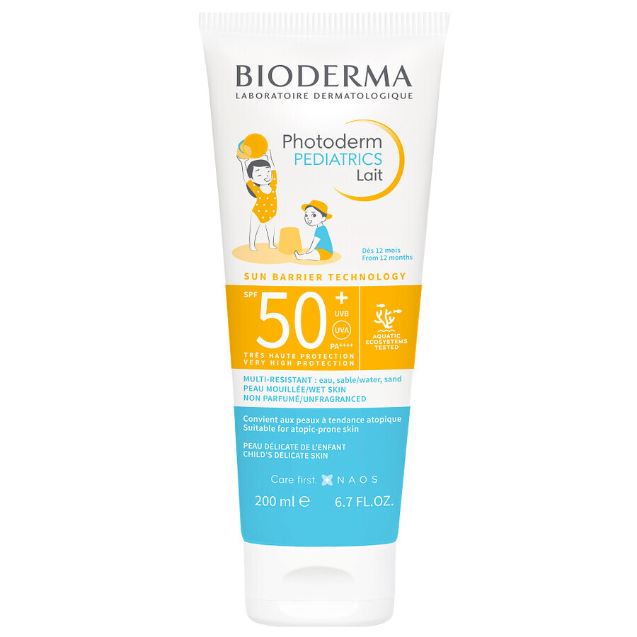 Sonnenschutz-Milch für Kinder SPF 50+ Photoderm Pediatrics, 200 ml, Bioderma