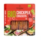 Organic Crackers from chickpeas with spicy beetroot, 80 g, Krippu