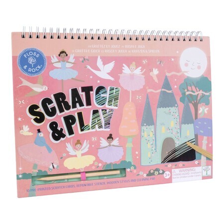 Scratch & Play Betoverend Kras & Speel Activiteitenboek, 3 jaar+, Floss & Rock