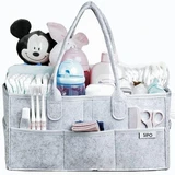 Diaper Organizer and Accessories, Grey, Sipo