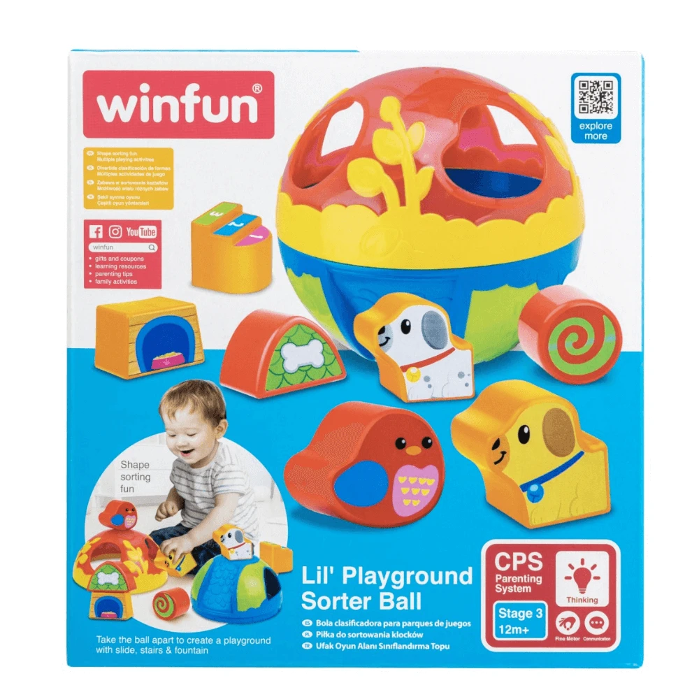 Ballen sorteren, 12 maanden+, Winfun