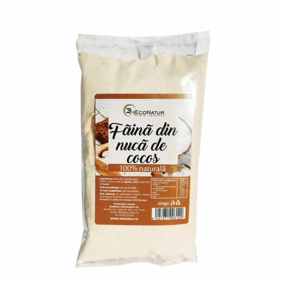 Kokosmeel, 250 g, Econatur