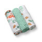 Muslin diapers, Mint, 3 pieces, Babyono