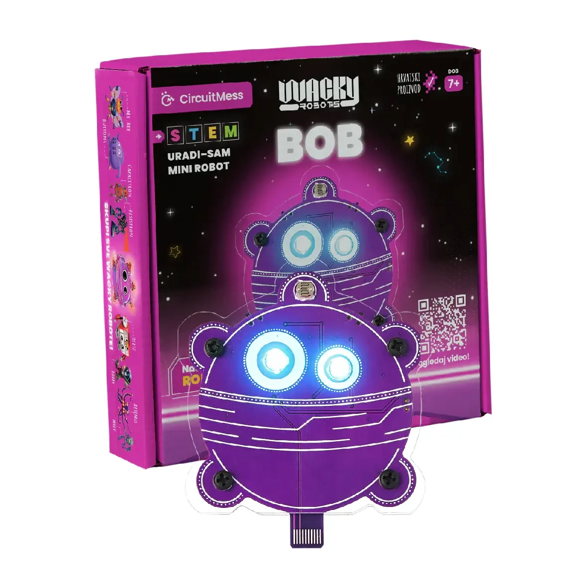 Robotkit Stam Wacky Robots, 7+ jaar, Bob, CircuitMess