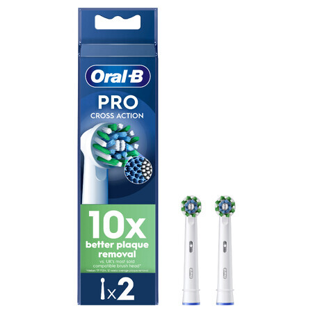 Cross Action elektrische tandenborstel, 2 stuks, Oral-B