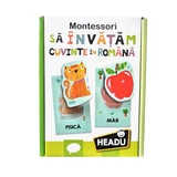 Woordjes leren in Roemeens Montessori, +12 maanden, Headu