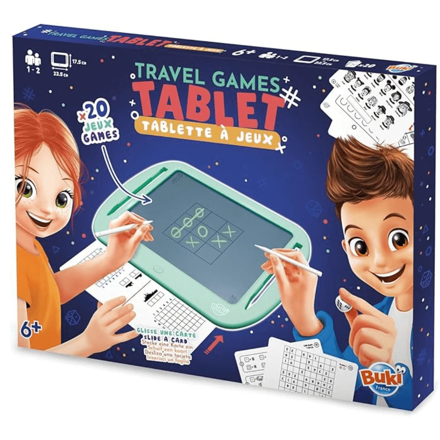 Tablette für reisende Spiele, +6 Jahre, Buki
