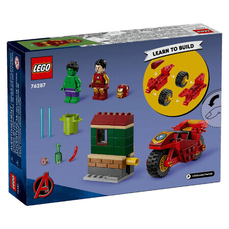 Iron Man met motor en Hulk, 4+ jaar, 76287, Lego Marvel