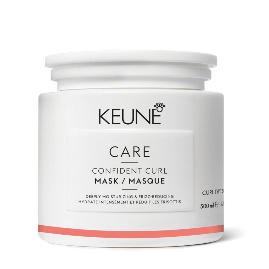 Care Confident Curl Mask pour cheveux frisés et crépus, 500 ml, Keune