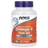 Omega 3, 100 mg, 100 capsules, Now Foods