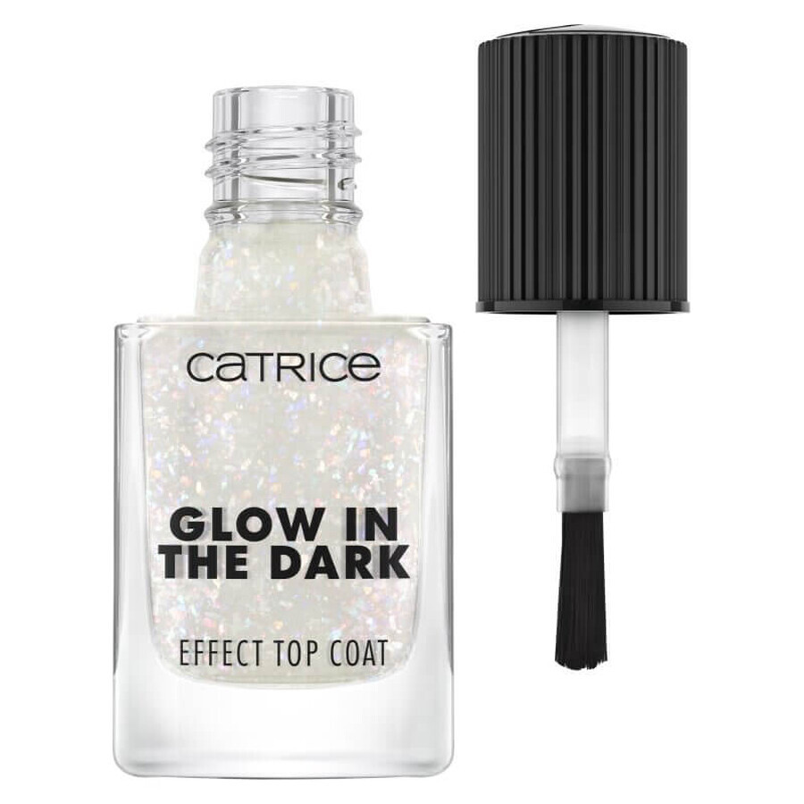 Top coat Efecto Brillo en la Oscuridad, 020, All Nighter, 10,5 ml, Catrice