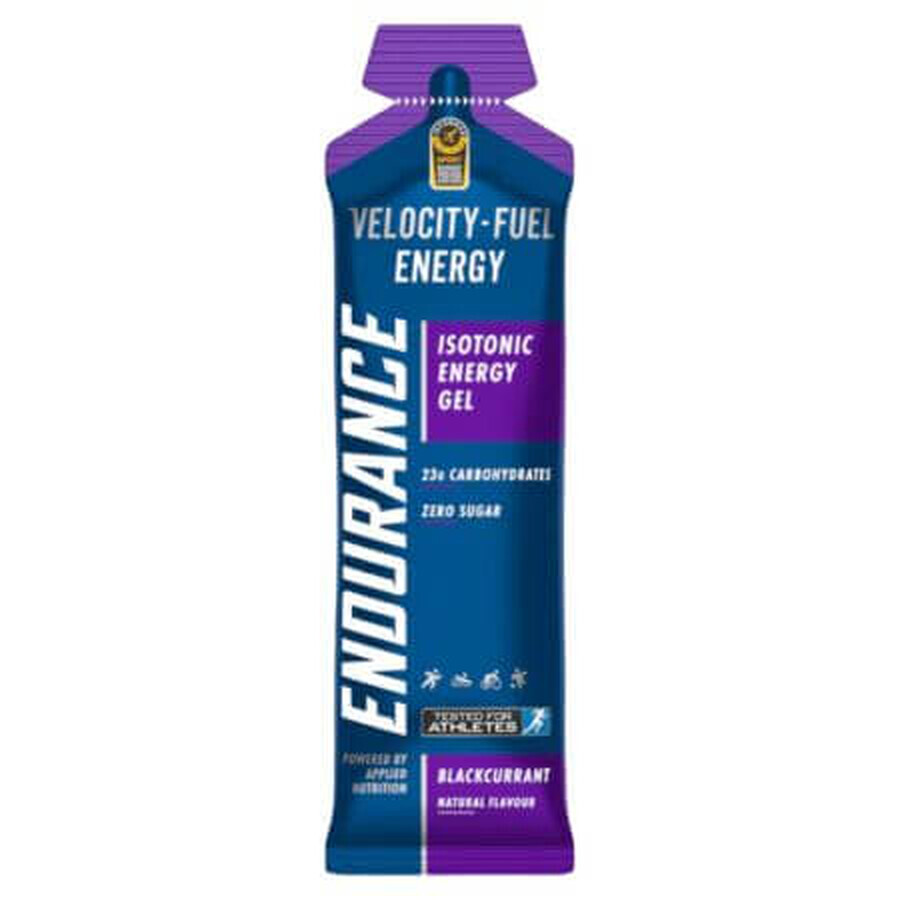 Velocity Fuel Energising Gel Energy Endurance, 60 g, Zwarte bes, Applied Nutrition