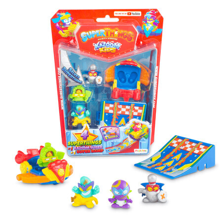 Set of 4 Kazoom Kids figures and accessories, +3 years, various models, Superthings