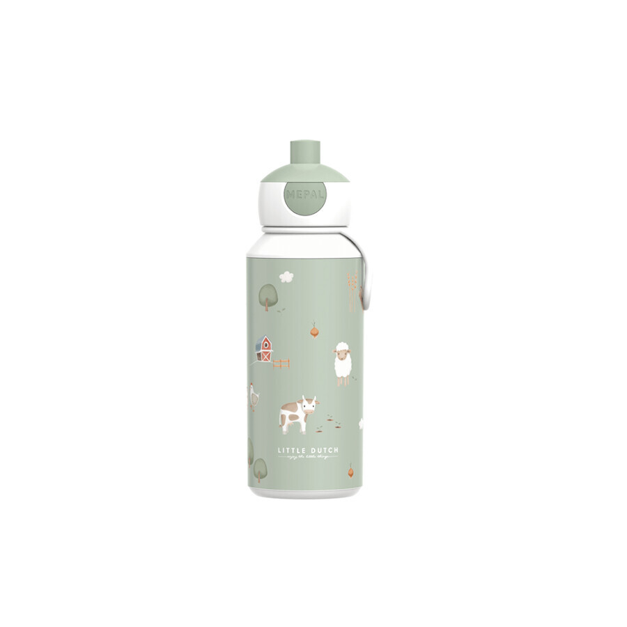 Pop-up fles, Little Farm, 400 ml, Little Dutch