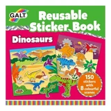 Wiederverwendbares Buch mit Aufklebern Dinosaurier, Galt