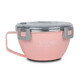 Ronde roestvrijstalen steelpan We care, roze, 850 ml, Nava