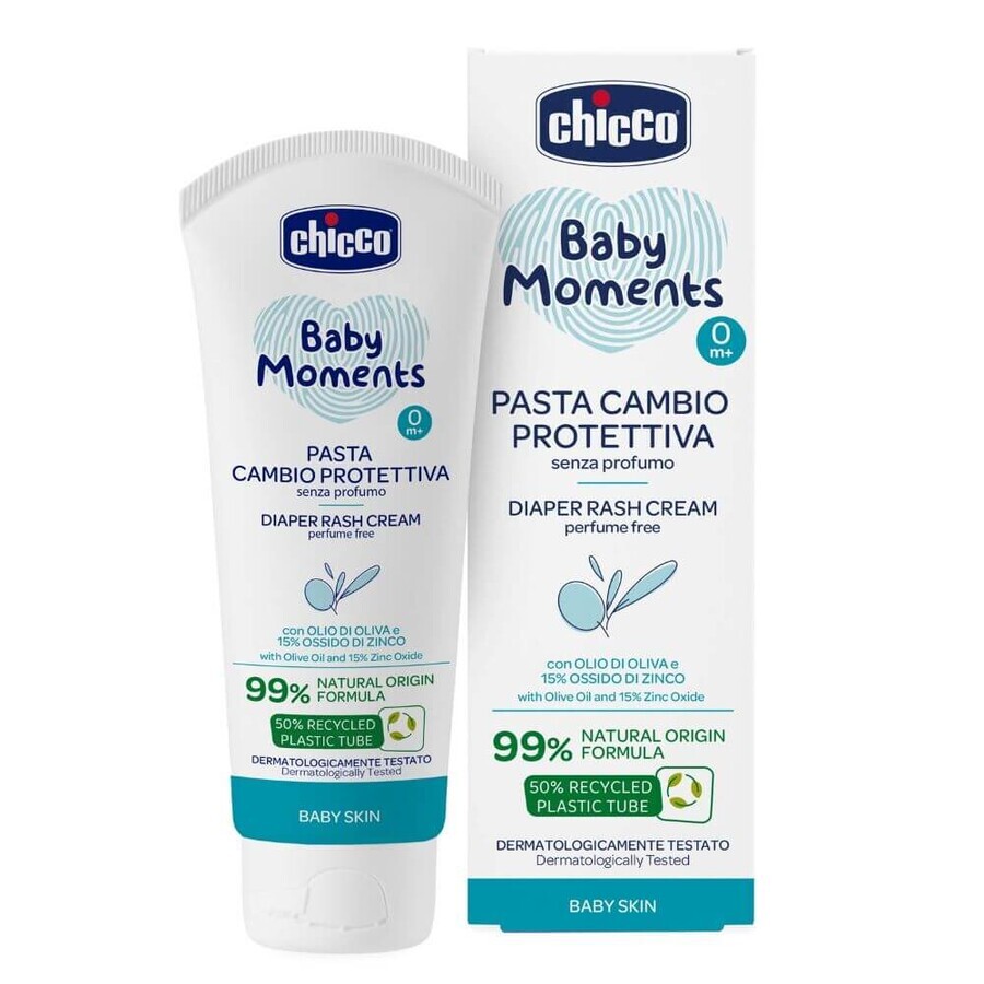 Reparierende Creme gegen Windelausschlag Baby Moments, +0 Monate, 100 ml, Chicco