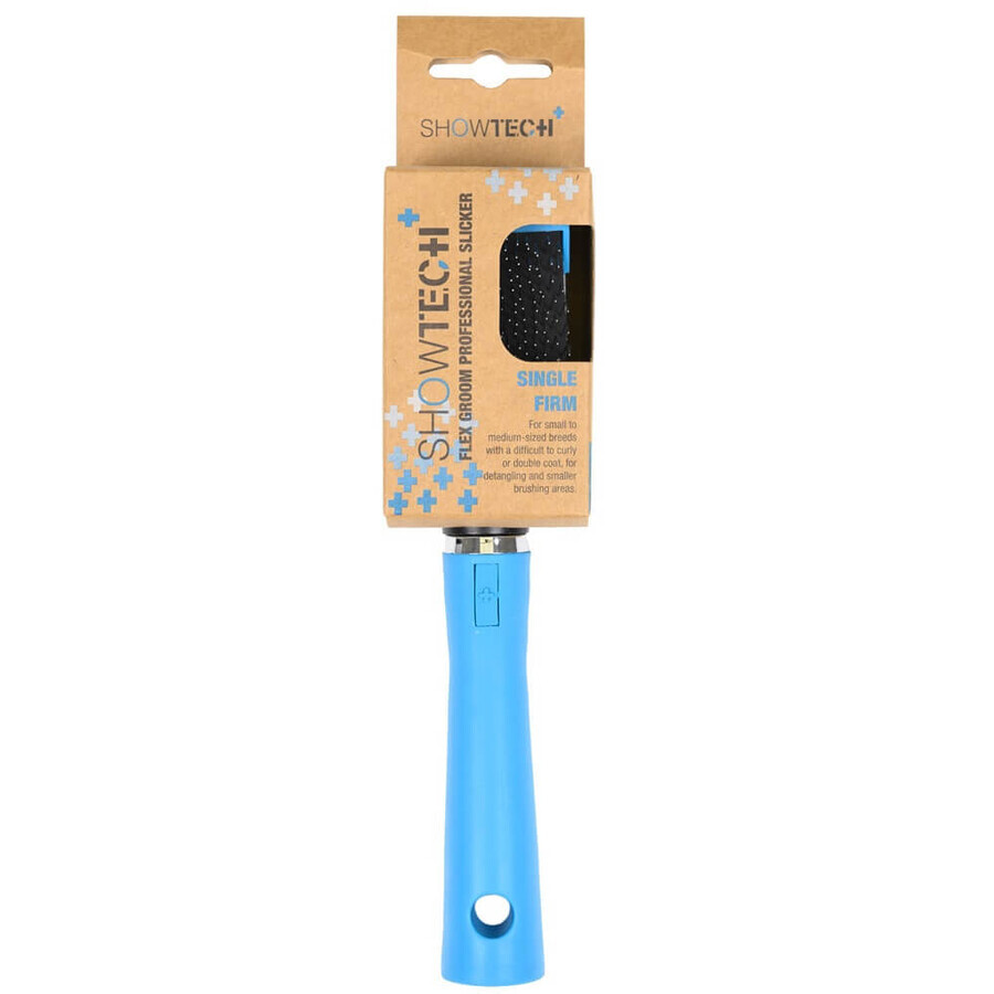 Brosse à chien Slicker Flex Groom Single Firm, 1 pièce, Show Tech+