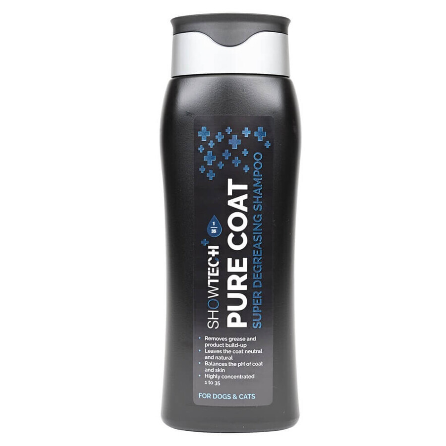 Shampooing dégraissant pour chiens et chats Pure Coat, 300 ml, Show Tech+