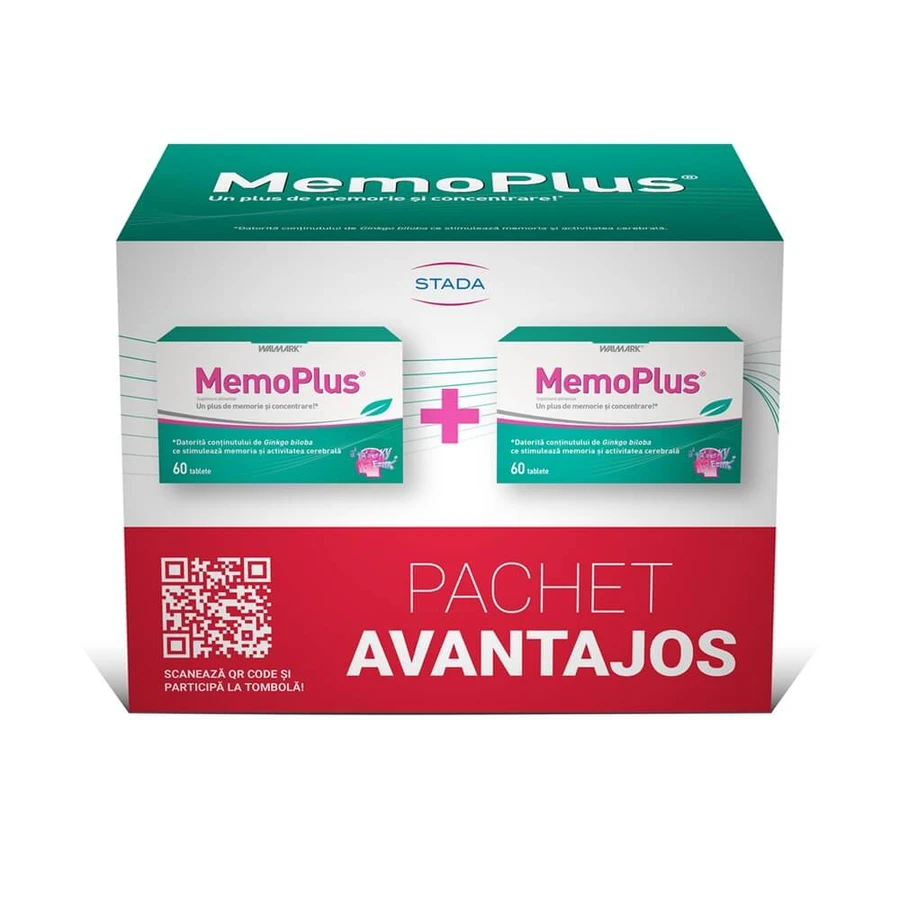 Memoplus, 60+60 comprimidos, Walmark