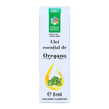 Huile essentielle d'origan, 5 ml, Divine Star