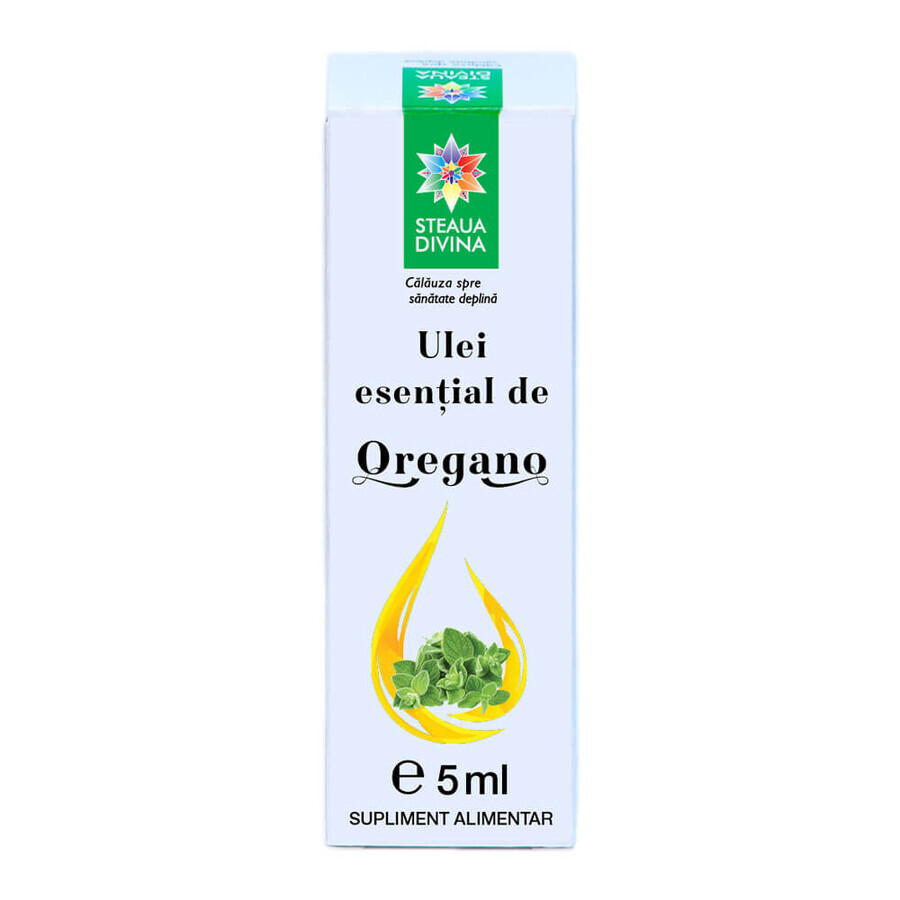 Huile essentielle d'origan, 5 ml, Divine Star