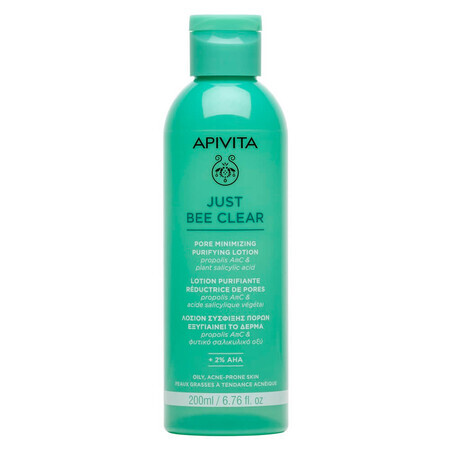 Lozione purificante per pori dilatati Just Bee Clear, 200 ml, Apivita