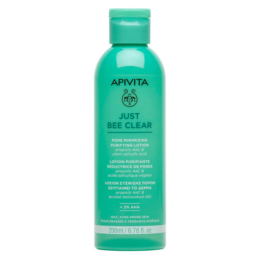 Lozione purificante per pori dilatati Just Bee Clear, 200 ml, Apivita