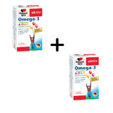 Omega 3 Vitamin A+D+E+C for children, 2 x 30 capsules, Doppelherz