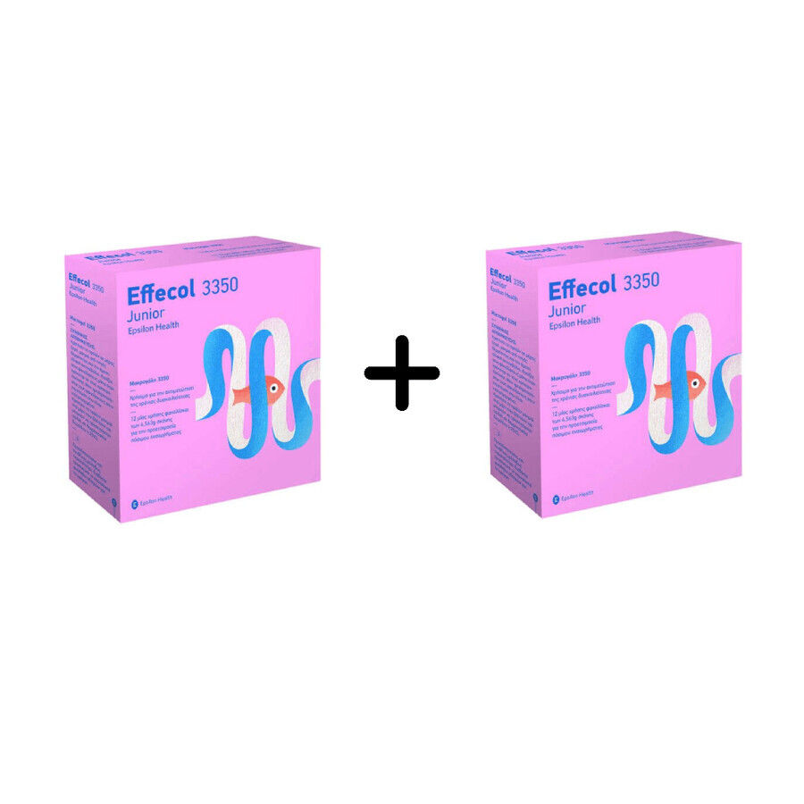 Effecol 3350 Junior Epsilon Health, 2 x 12 sachets x 6,5 g