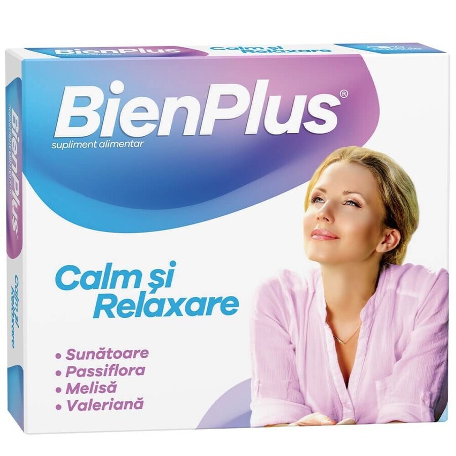 Bien Plus Calm and Relax, 10 capsules, Fiterman Pharma