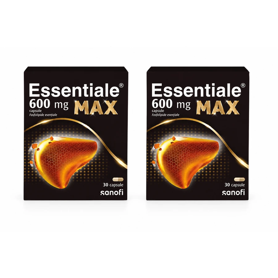 Essentiale MAX 600 mg, 2x30 capsules, Sanofi