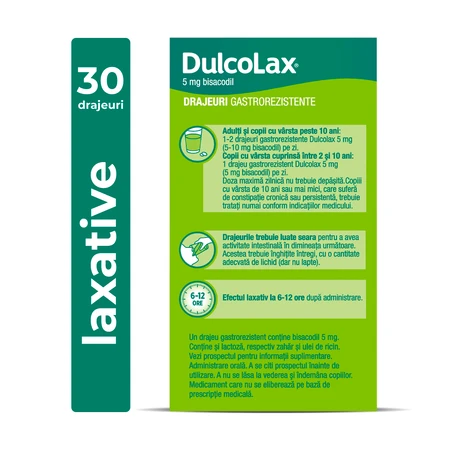 Dulcolax 5 mg, 2 x 30 gastro-resistant tablets, Sanofi