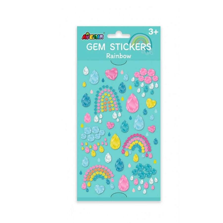 Stickers Rhinestones Rainbow Rainbow, +3 years, Avenir