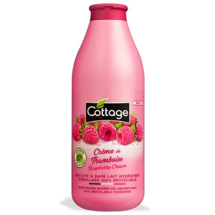 Cottage Douchegel met melk en framboos, 750 ml