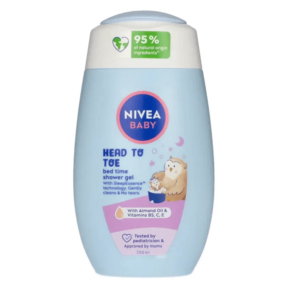 Head to Toe Bed Time Baby Douchegel, 200 ml, Roze, Nivea