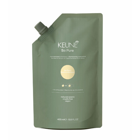 Shampoo per capelli So Pure Restore Refill, 400 ml, Keune