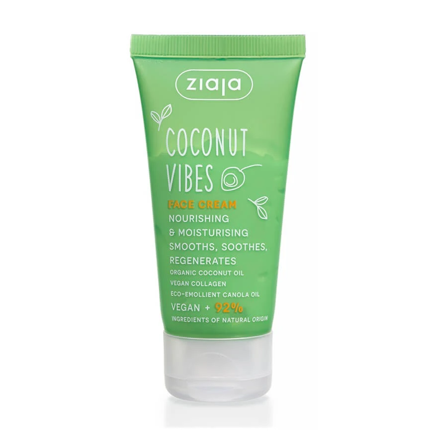 Kokosnoot & sinaasappel vibes gezichtscrème, 50 ml, Ziaja