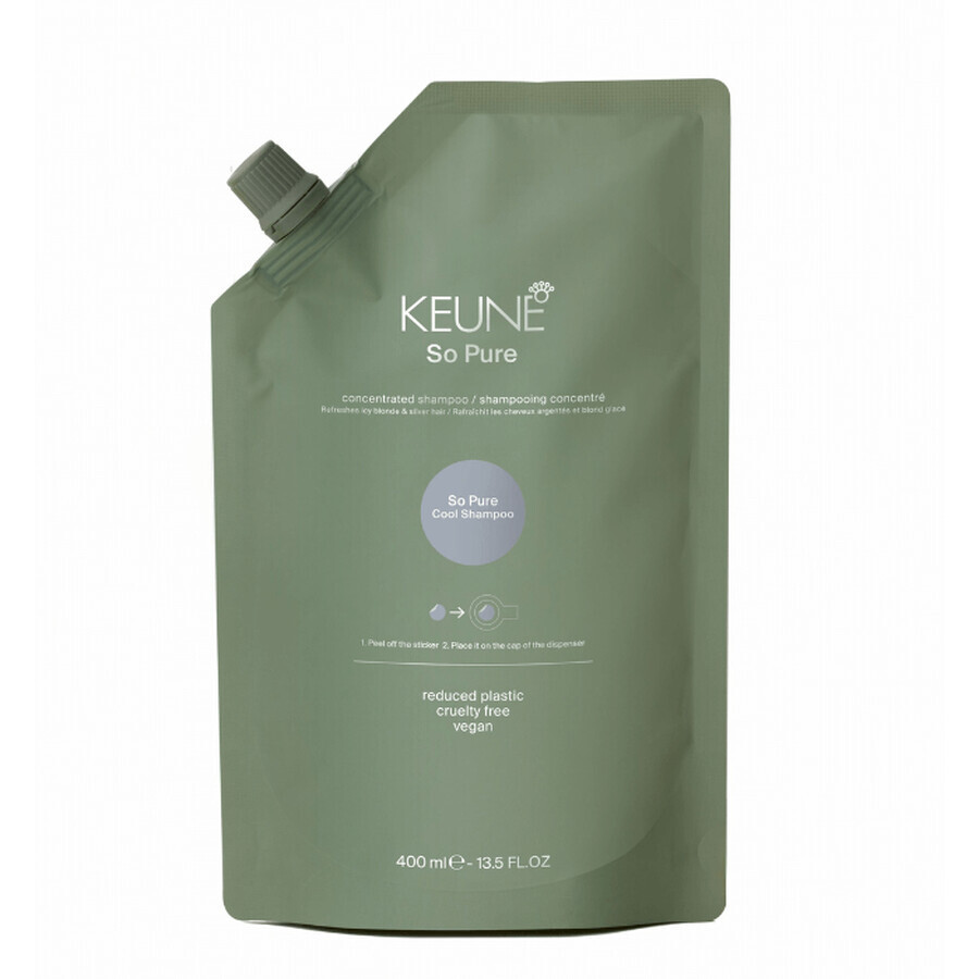 Shampoo voor blond haar So Pure Cool Navulling, 400 ml, Keune