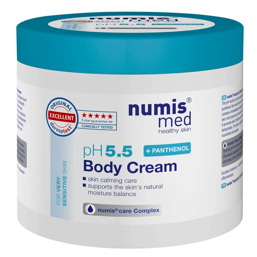 Panthenol Körpercreme pH 5,5, 400 ml, NumisMed