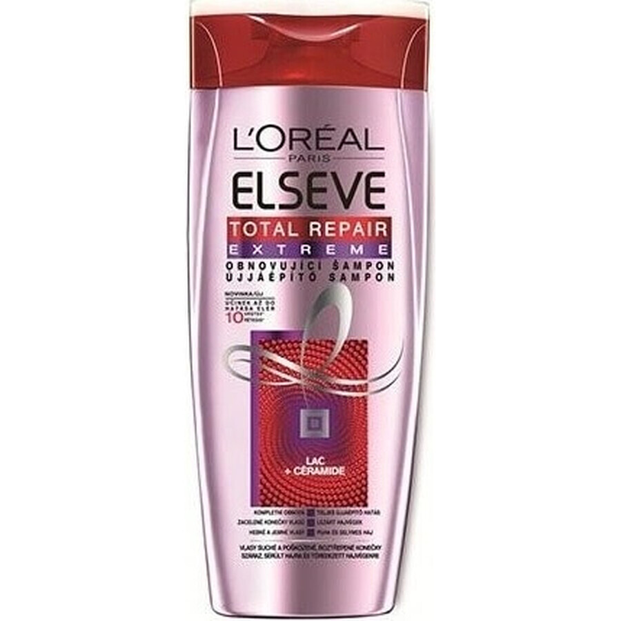 ELSÉVE TOTAL REPAIR EXTREME SHAMPOO 1×250 ml, herstellende shampoo