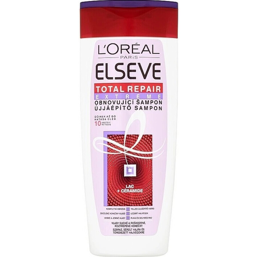 ELSÉVE TOTAL REPAIR EXTREME SHAMPOO 1×250 ml, herstellende shampoo