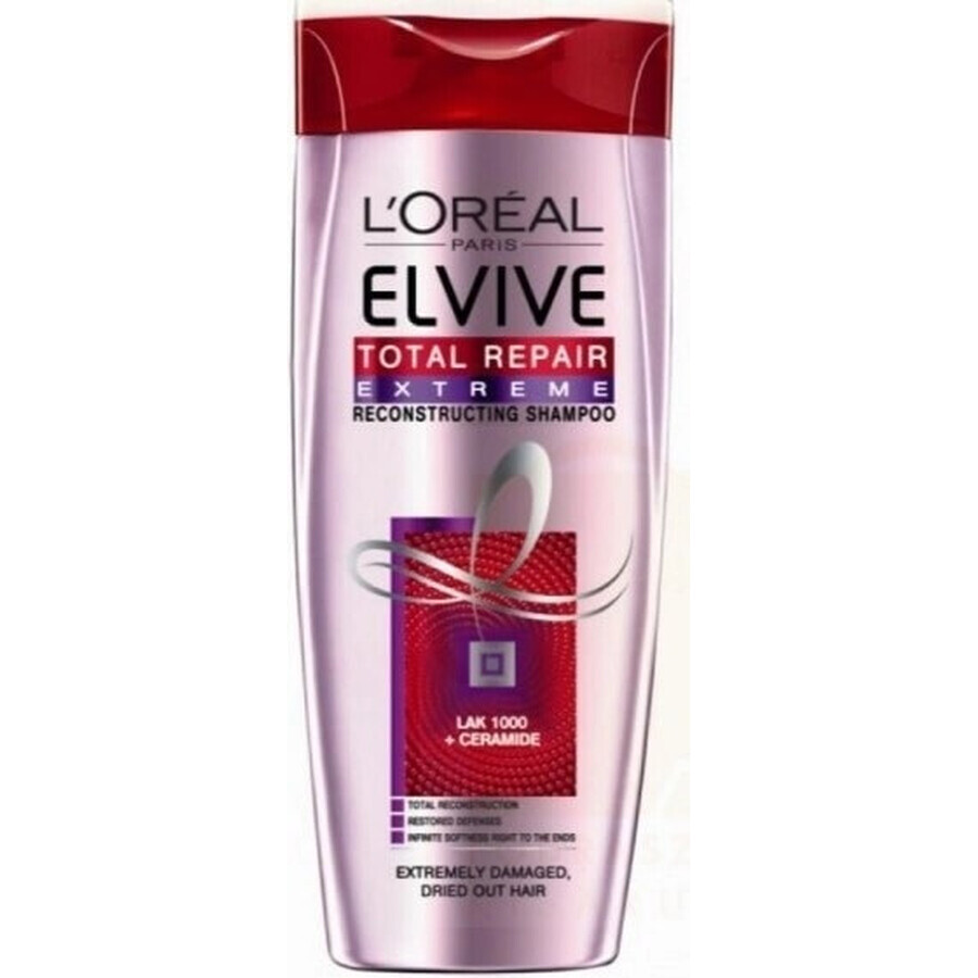 ELSÉVE TOTAL REPAIR EXTREME SHAMPOO 1×250 ml, herstellende shampoo