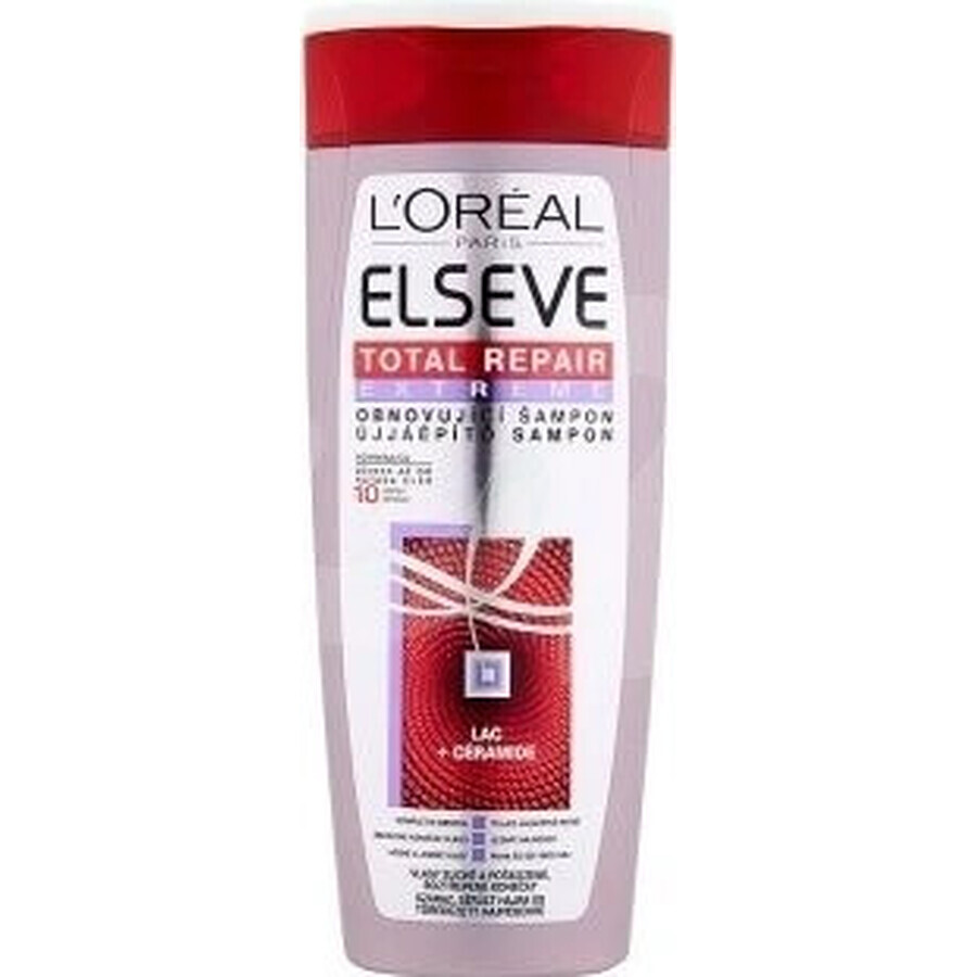 ELSÉVE TOTAL REPAIR EXTREME SHAMPOO 1×250 ml, herstellende shampoo