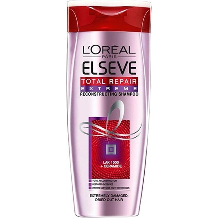 ELSÉVE TOTAL REPAIR EXTREME SHAMPOO 1×250 ml, herstellende shampoo