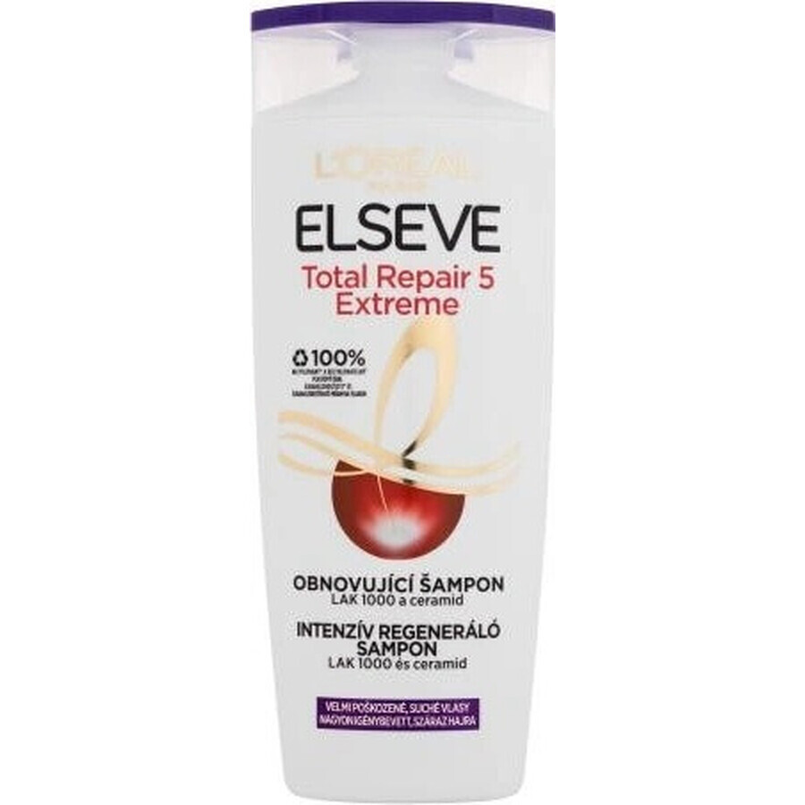 ELSÉVE TOTAL REPAIR EXTREME SHAMPOO 1×250 ml, herstellende shampoo