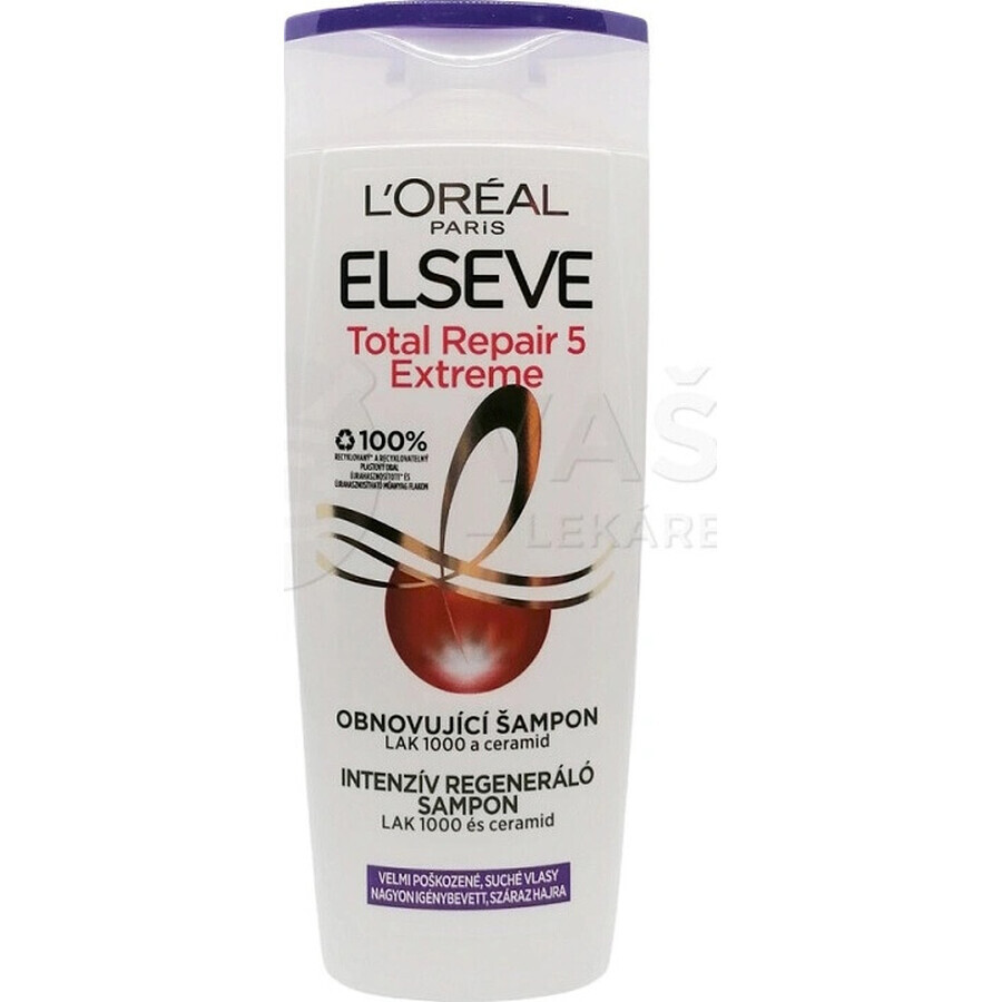 ELSÉVE TOTAL REPAIR EXTREME SHAMPOO 1×250 ml, herstellende shampoo