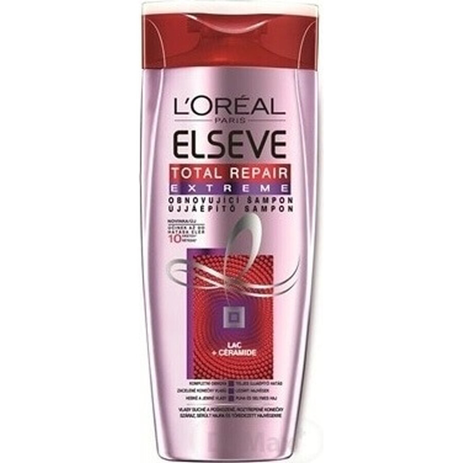 ELSÉVE TOTAL REPAIR EXTREME SHAMPOO 1×250 ml, herstellende shampoo